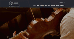 Desktop Screenshot of beneficmusic.com